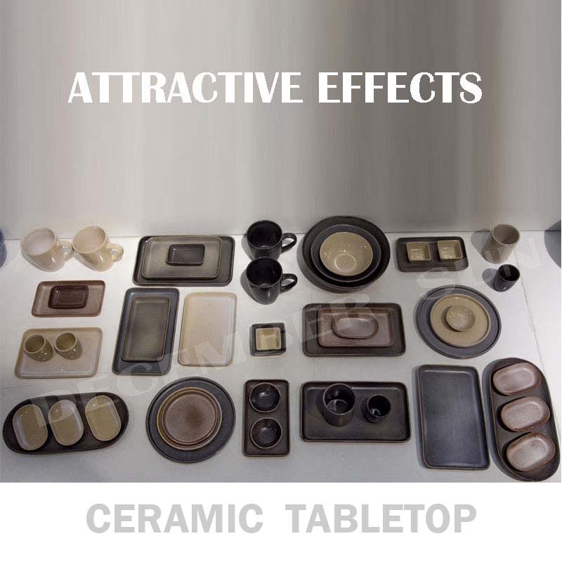 Grandes variedades pedra conjunto de mesa de cerâmica