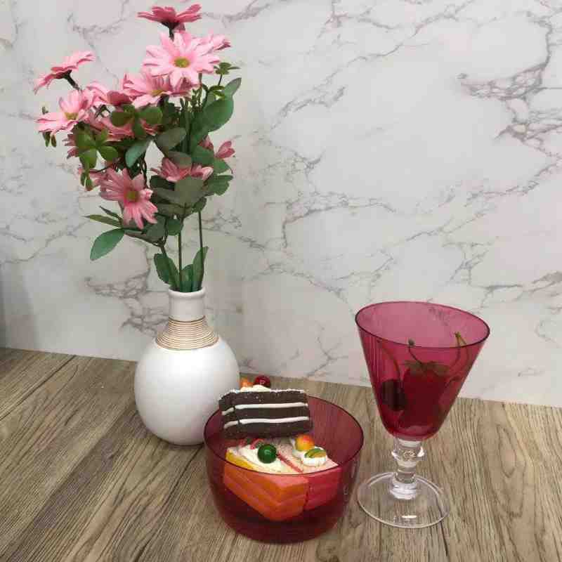 Conceito de mesa cozinha conjunto de tigela de vidro